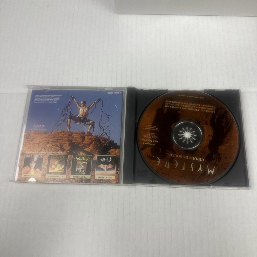Mystere - Music CD - Cirque Du Soleil - 1994-11-08 - RCA - Very Good - Audio CD - Picture 3 of 3